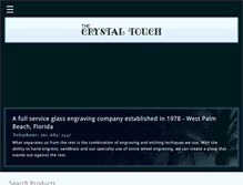 Tablet Screenshot of crystaltouch.com